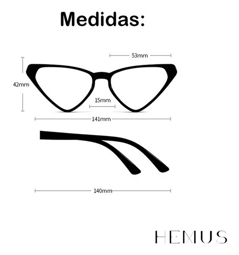 Gafas De Sol Lentes Retro Vintage Cat Eye Ojo Gato Mod. Sf