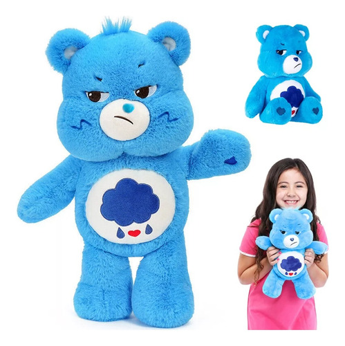 Peluche Azul Grumpy Bears Ositos Cariñositos Gruñón
