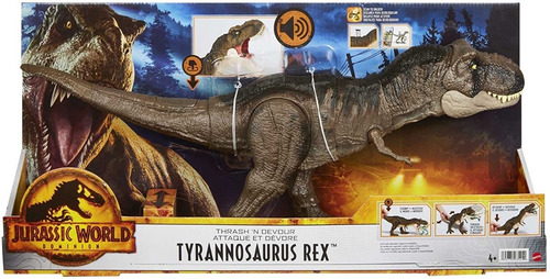 Jurassic World Dominion Devorador Tyrannosaurus Rex Sonidos | Envío gratis Jurassic World Dominion Devorador Tyrannosaurus Rex Sonidos | Envío gratis