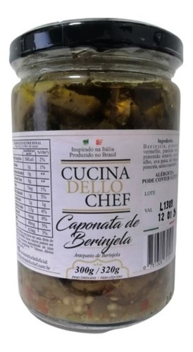 Kit Antepasto Camponata Berinjela Abobrinha 320gr