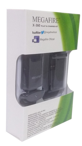 Kit Carga Y Juega Control Xbox 360 Envío Gratis
