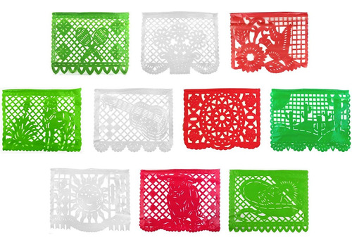 Papel Picado Fiesta Mexicana Charrería Paq De 10 Tiras De 5m