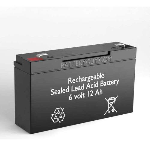 Bateria Sla Repuesto 6 V 12 Ah Equivalente Marca Recargable