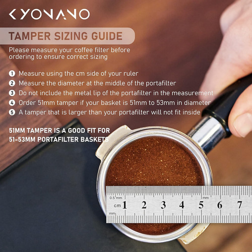 Accesorios De Espresso De Kyonano Diputador De Espresso 51