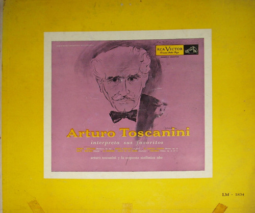 Toscanini Orq Sinf Nbc Beethoven Brahms Berlioz Y Mas Vinilo