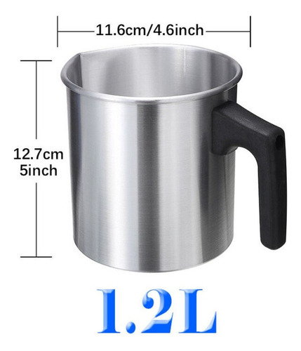 Vaso De Cera Para Derretir Velas, Jarra De Aluminio Para Ver