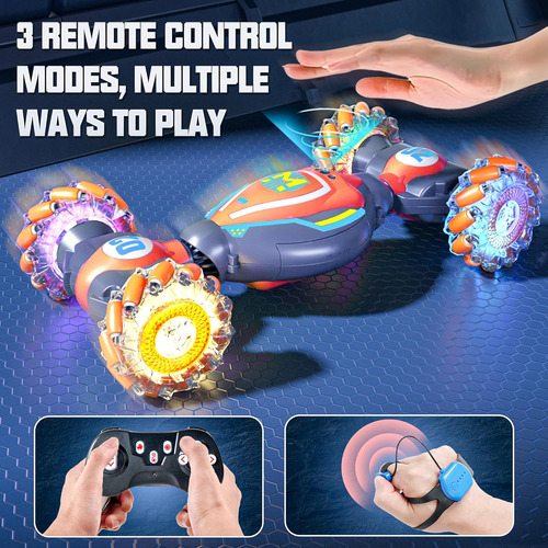 Bezgar Gesture Sensing Rc Stunt Car Con 3 Modos De Sensor...