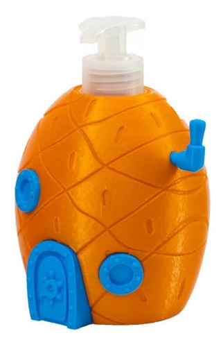 Dispensador De Jabón Piña Casa Bob Esponja 300ml Cocina Baño