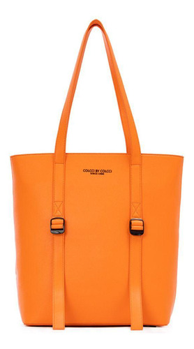 Bolsa Colcci Shopping Bag Fivela Laranja Yan