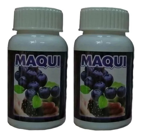 2 Frascos Inca Box 60 Capsulas Maqui