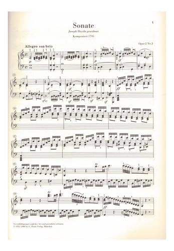 L.v. Beethoven: Piano Sonata No.3 In C Major Op.2 No.3.