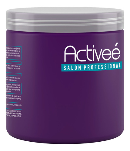 Tratamiento Capilar Activee Professional Biotin+Colagena Renueva Nutre y Fortalece Cabellos Opacos y Procesados Libre de Sal