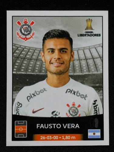 Figurita Copa Libertadores 2023 Fausto Vera #298