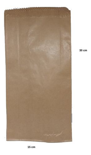 Bolsas Kraft Saco De Papel 2 Kg X 100 Unidades