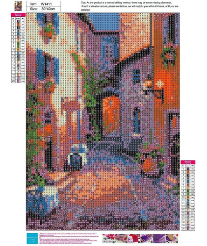 T Kit De Pintura Con Diamantes 5d Paisaje