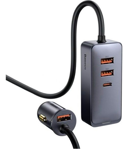 Cargador De Auto Multi Puerto Pps Usb 120w Baseus