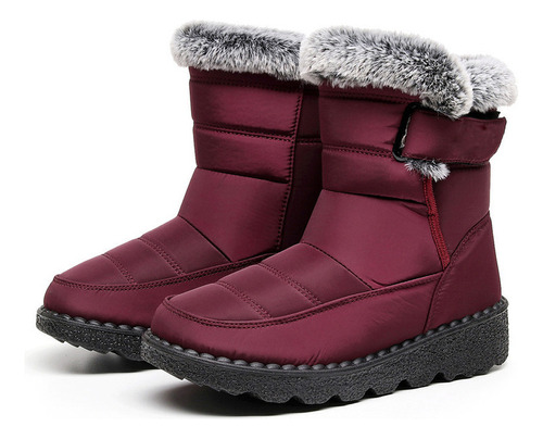 Botas Impermeables Unisex Con Forro Piel Para Frío Extremo