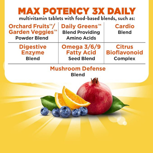 Natures Way | Alive!® Max3 Multivitamínico, 60 Tabs