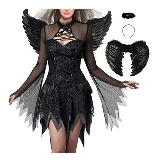 Disfraz De Angel Para Mujer Disfraces Halloween | MercadoLibre ????