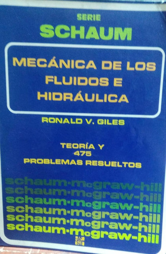 Libro Mecánica De Los Fluidos E Hidráulica - Giles