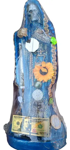 comprar Santa Muerte Azul 30 Cm