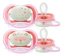 Comprar Avent Pack Chupones Ultra Air Night (6 - 18 Meses) Color Rosa Animales Período de edad 6-18 meses