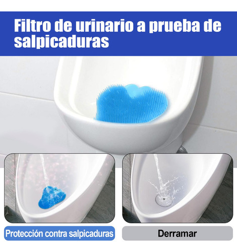 Tapete Aromatizante Mingitorio Urinal Antisalpicaduras 10pz