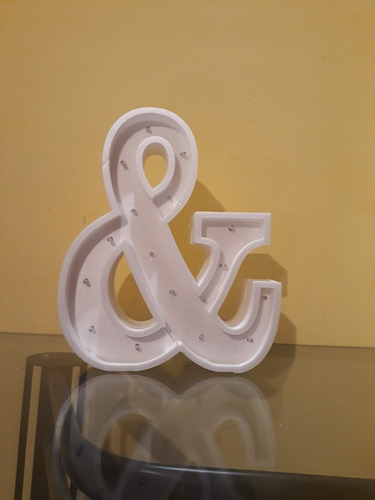 Imagen 5 de 10 de Letra 50 Cm Luces Led Polyfan Nombre Luz Iluminado Quince Eventos