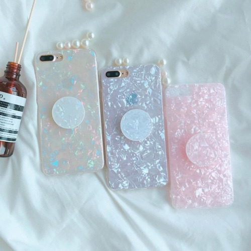 Case Marmol + Pop iPhone Galaxy Huawei Dama Hombre Mujer