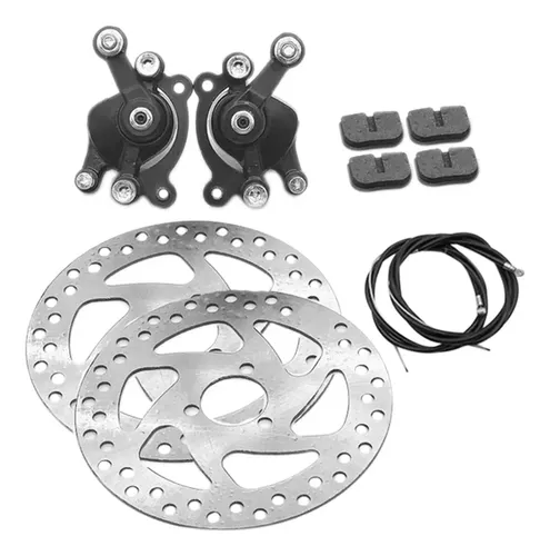 Kit Pinza Freno A Disco Anteriore Con Pastiglie Per Moto, ATV, Scooter 33-49cc - Completo Di Viti E Chiave, Materiali Resistenti, Facile Installazione