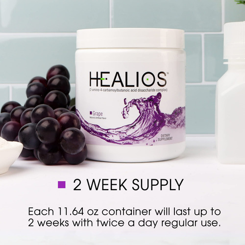 Healios Suplemento Dietético Con Sabor A Uva, Forma De Polvo