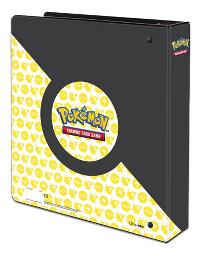 Fichário Argola Ultra Pro Para Cartas Pokémon Pikachu 2019