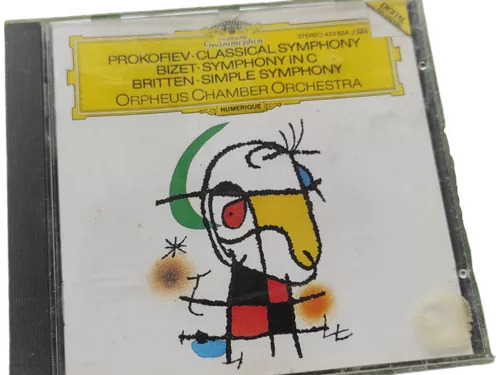 Prokofiev Bizet Y Britten Cd Orquesta Orpheus Musica Clásica