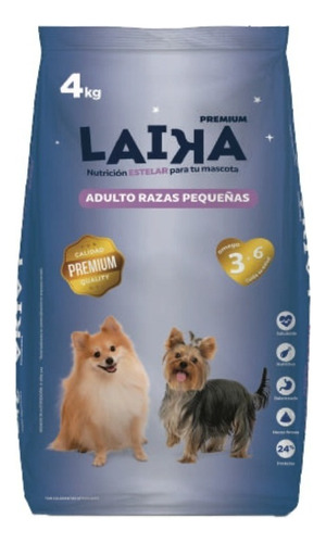 Laika Croquetas Para Perros Adultos De Razas Pequeñas (4 Kg