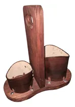 Comprar Matera En Cuero Y Madera Para Auto