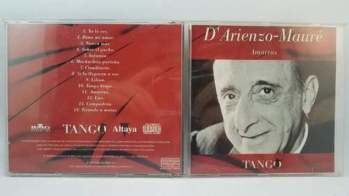 Altaya Tango Cd D´arienzo Maure Amarras 