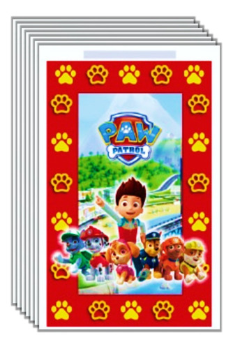 Bolsa Sorpresa Paw Patrol Decoración De Fiesta