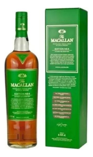 Whisky Macallan Edición 4, Single Malt X700ml