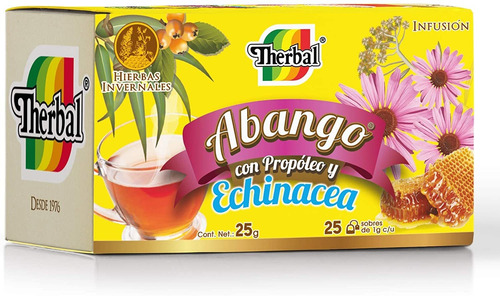 Therbal Te De Abango Con Propoleo Y Echinacea 25sobres 1g