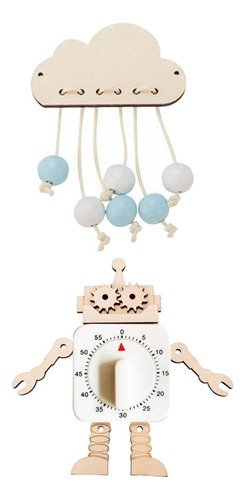 2x Tablero Ocupado Montessori, Accesorios De Bricolaje,