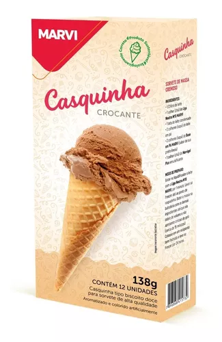 Caixa De Maria Mole Na Casquinha De Sorvete 1kg Clamel C