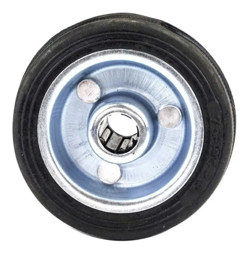 Imagem 3 de 10 de Roda Borracha C/ Nucleo De Aço Zincado 3 75mm Beltools