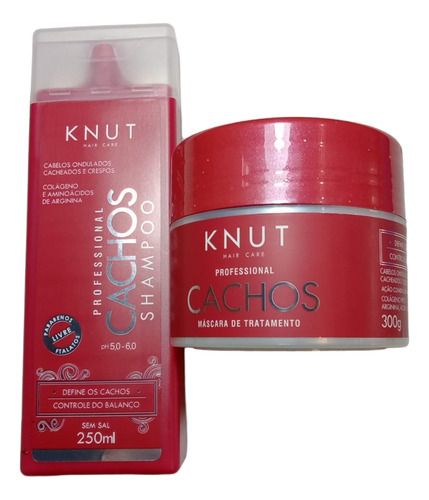Kit Cachos Shampoo250ml/mascara300g