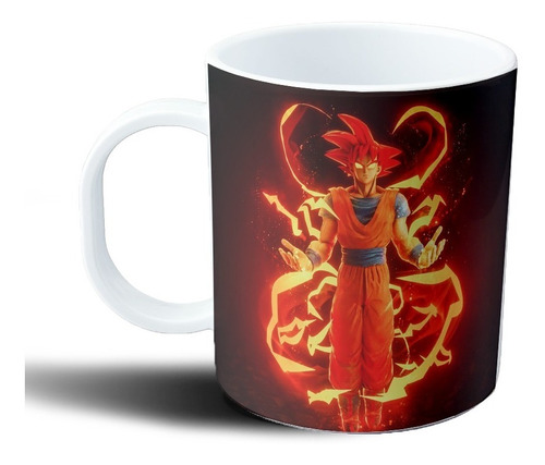 Taza De Plastico - Goku Dios Dragon Ball