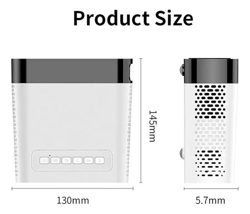 Gx100 Mini Proyector Pantalla Lcd 1080p Alta Resolución Mando A Distancia Pantalla Sincronizada Bajo Ruido Compatible Con Bluetooth Wifi Led Proyector Portátil Home Theater Cine Película