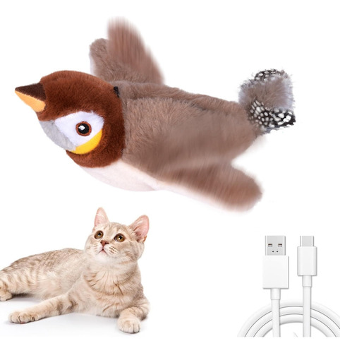 Pajaro Juguete Gato Interactivo Flappy Bird Cat Toy Sensor