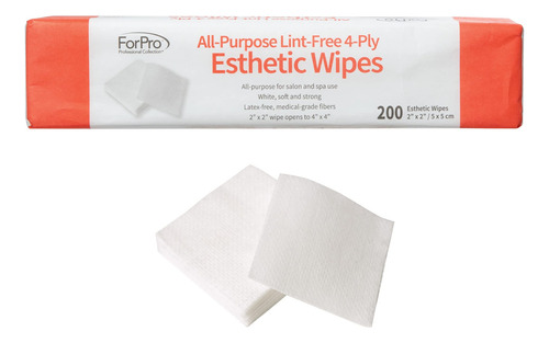 Forpro All-purpose Lint-free 4-ply Esthetic Wipes, For Salo.