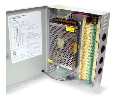 Fuente De Poder Centralizada 18 Canales Dc 12v 20amp