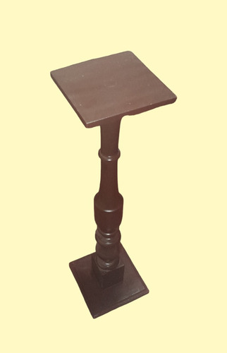 Vint_retro Pedestal Antiguo Madera