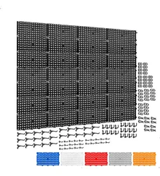 Comprar Painel De Ferramentas Organizador Plastico Ajustável 118x121 no Mercado Livre